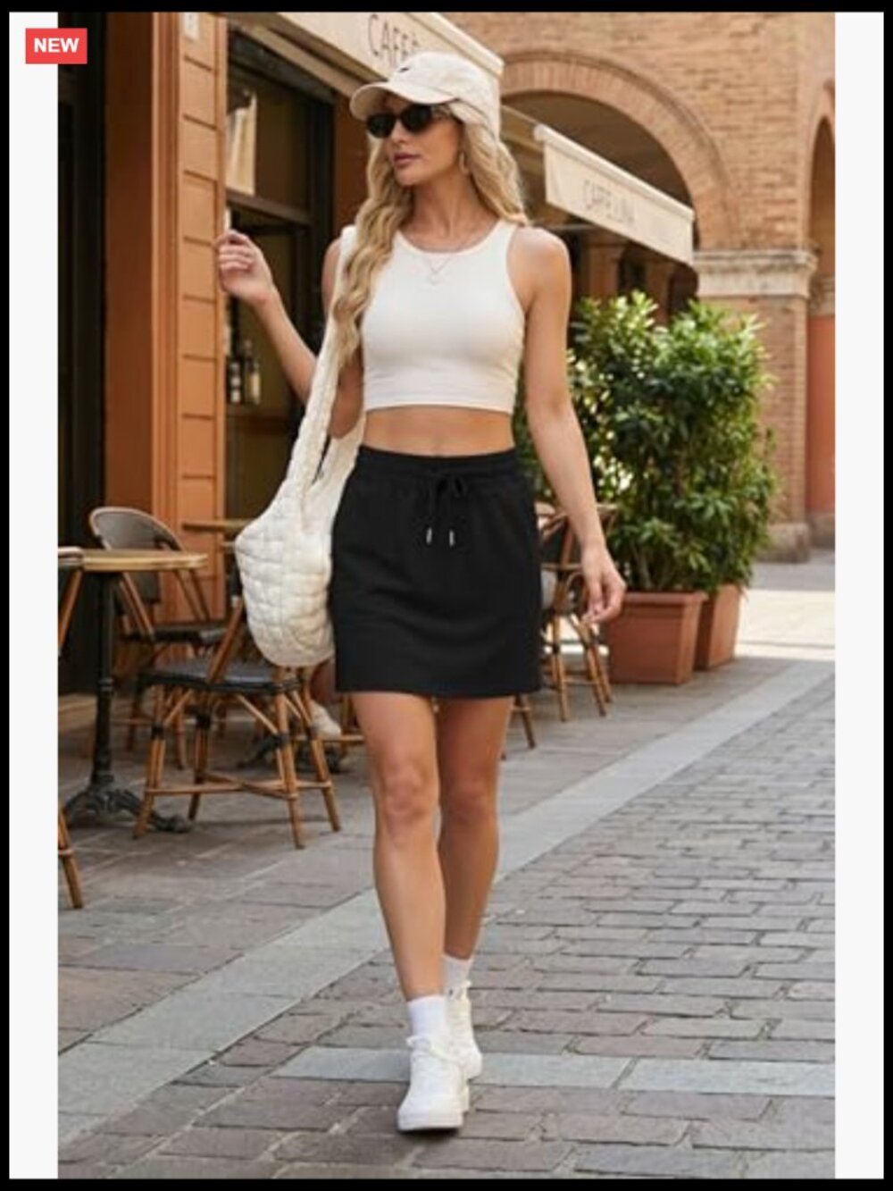 Active Skirts with Built-in Shorts and Pockets for Golf Tennis Hiking Workout - Picture 5 of 7